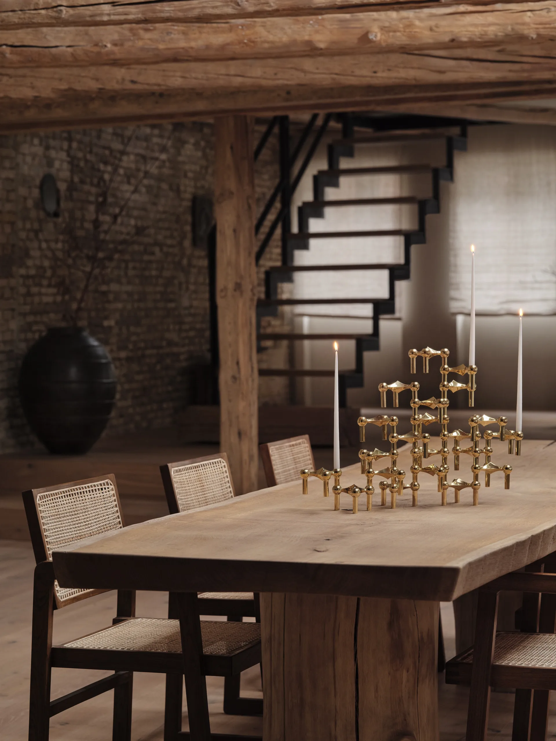 Nagel 烛台, brass STOFF