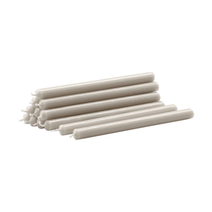 Nagel candles 12件套装 - Linen grey - STOFF