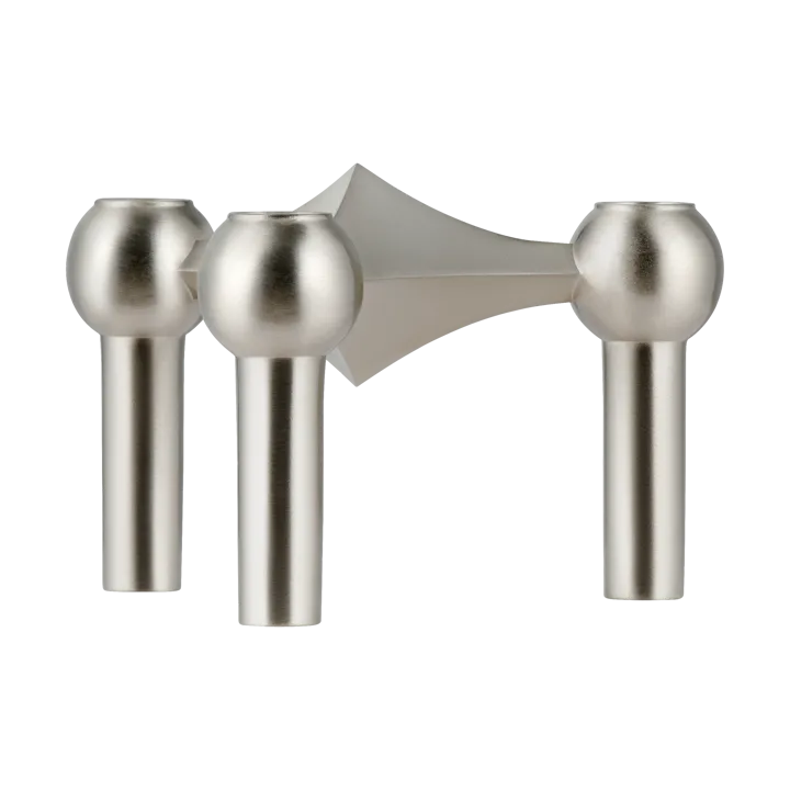 Nagel 烛台 - Brushed 镀铬色 - STOFF Nagel