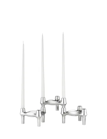STOFF Nagel BMF 烛台 3件装 - 铬色 - STOFF Nagel