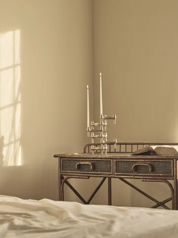 STOFF Nagel BMF 烛台  - Brushed 镀铬色 - STOFF Nagel