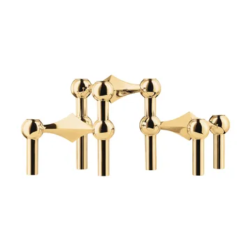 STOFF Nagel 烛台 三件套装 - brass - STOFF Nagel