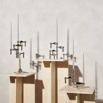 STOFF Nagel 锥形蜡烛 by ester & erik 六件套装 - Champagne - STOFF Nagel