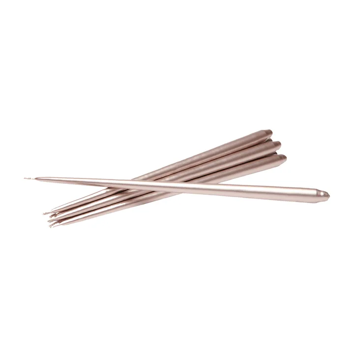 STOFF Nagel 锥形蜡烛 by ester & erik 六件套装 - Champagne - STOFF Nagel