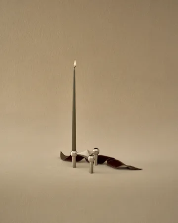 STOFF Nagel 锥形蜡烛 by ester & erik 六件套装 - Dusty 绿色 - STOFF Nagel