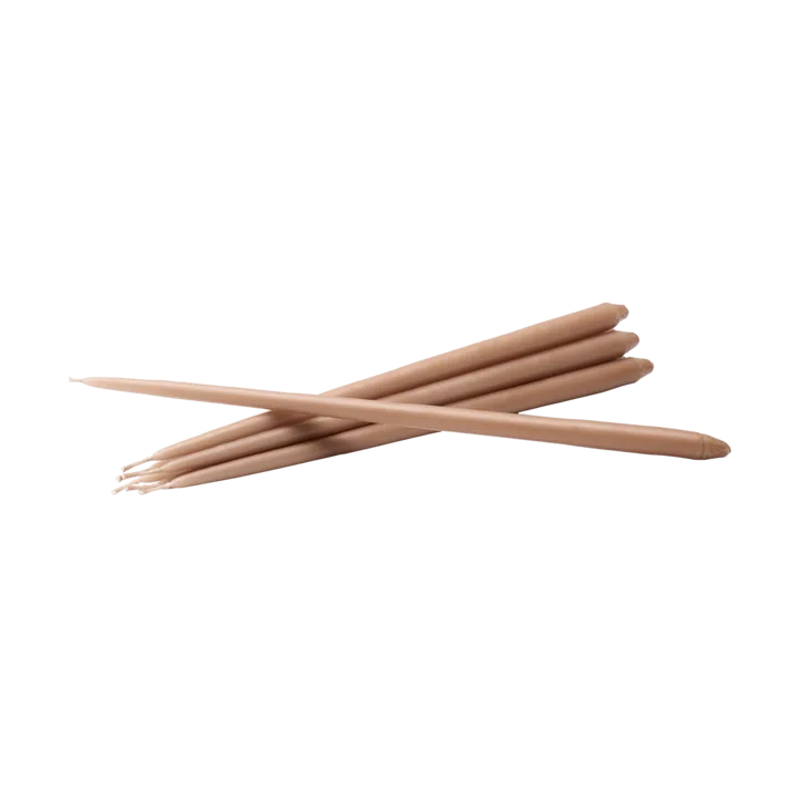 STOFF Nagel 锥形蜡烛 by ester & erik 六件套装 - dusty 玫瑰色 - STOFF Nagel