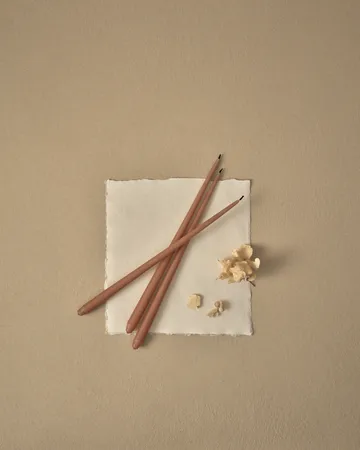 STOFF Nagel 锥形蜡烛 by ester & erik 六件套装 - dusty 玫瑰色 - STOFF Nagel