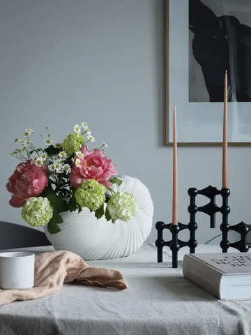 STOFF Nagel 锥形蜡烛 by ester & erik 六件套装 - dusty 玫瑰色 - STOFF Nagel