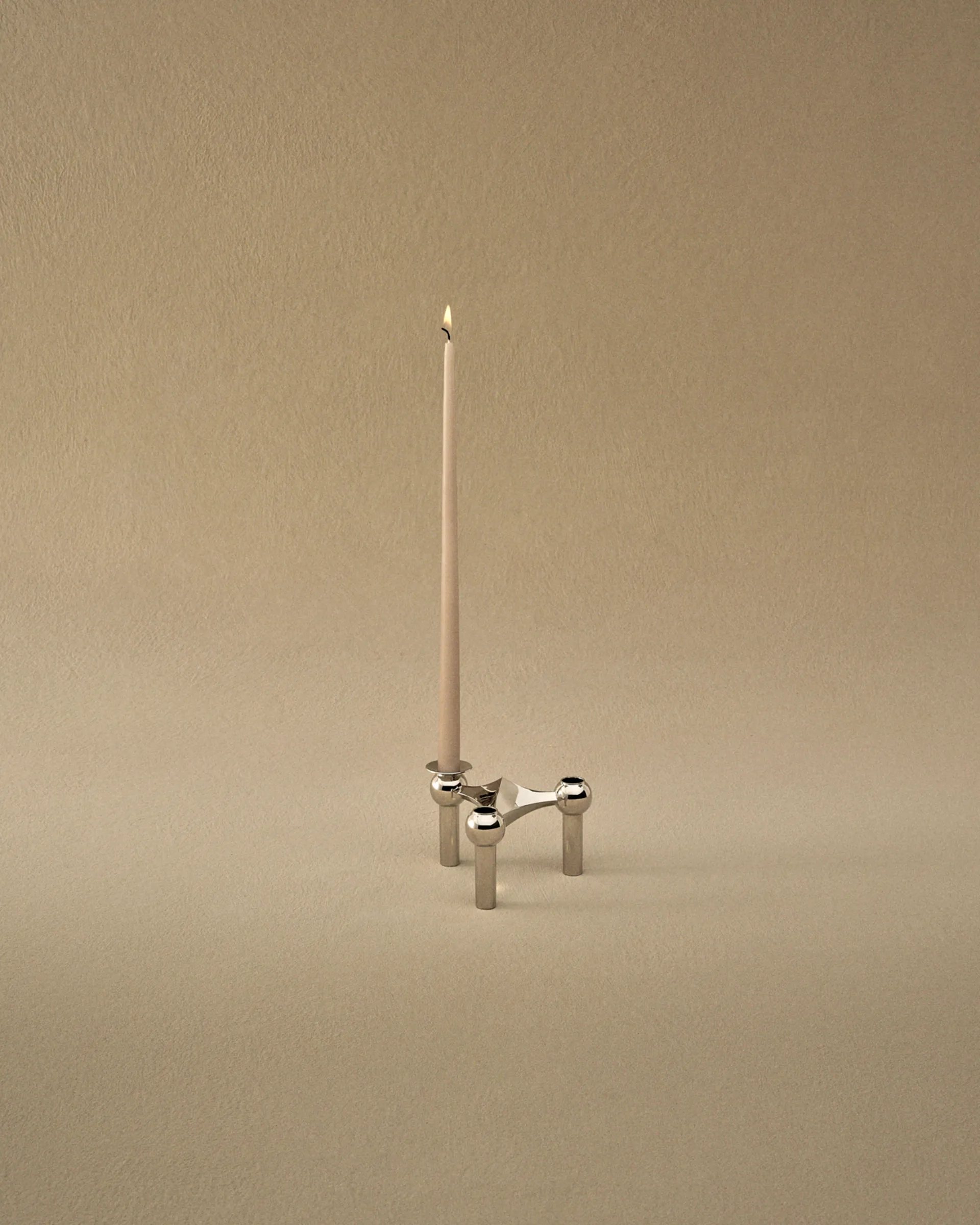 STOFF Nagel 锥形蜡烛 by ester & erik 六件套装, Latte STOFF Nagel