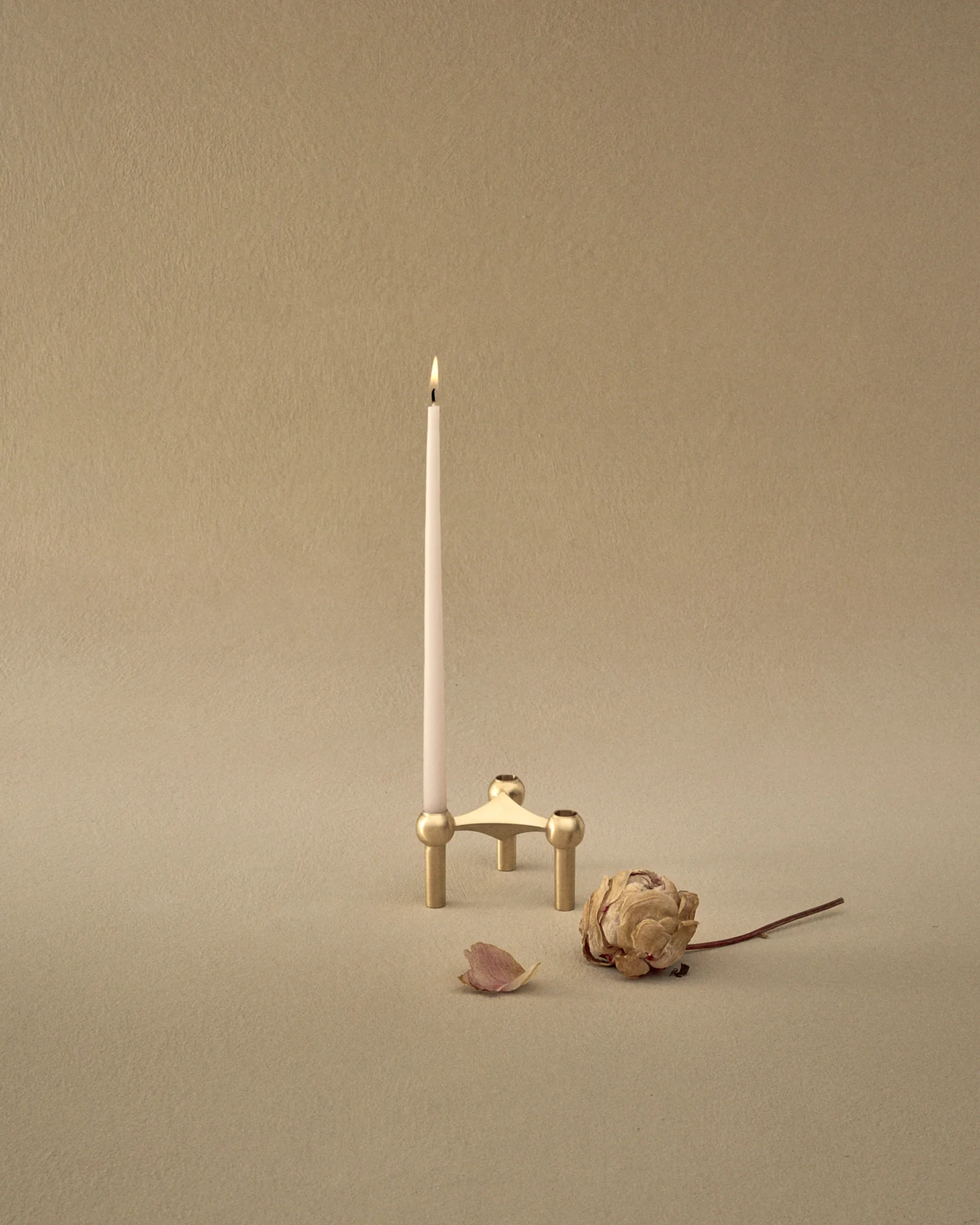 STOFF Nagel 锥形蜡烛 by ester & erik 六件套装, Mellow 粉色 STOFF Nagel