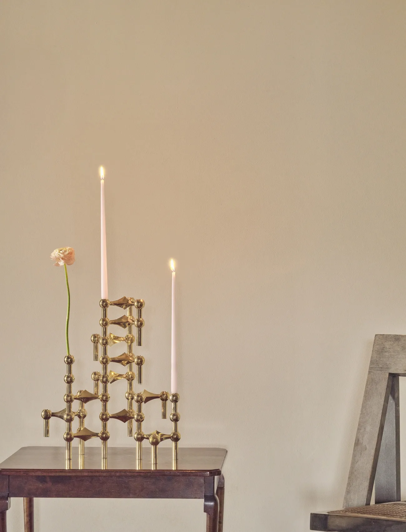 STOFF Nagel 锥形蜡烛 by ester & erik 六件套装, Mellow 粉色 STOFF Nagel