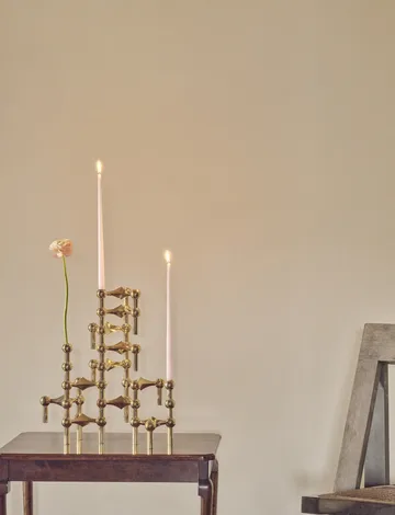 STOFF Nagel 锥形蜡烛 by ester & erik 六件套装 - Mellow 粉色 - STOFF Nagel