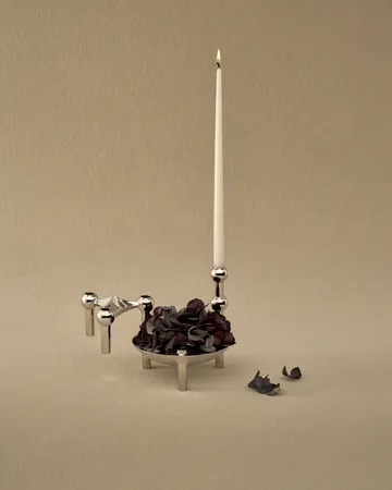 STOFF Nagel 锥形蜡烛 by ester & erik 六件套装 - Off-白色 - STOFF Nagel