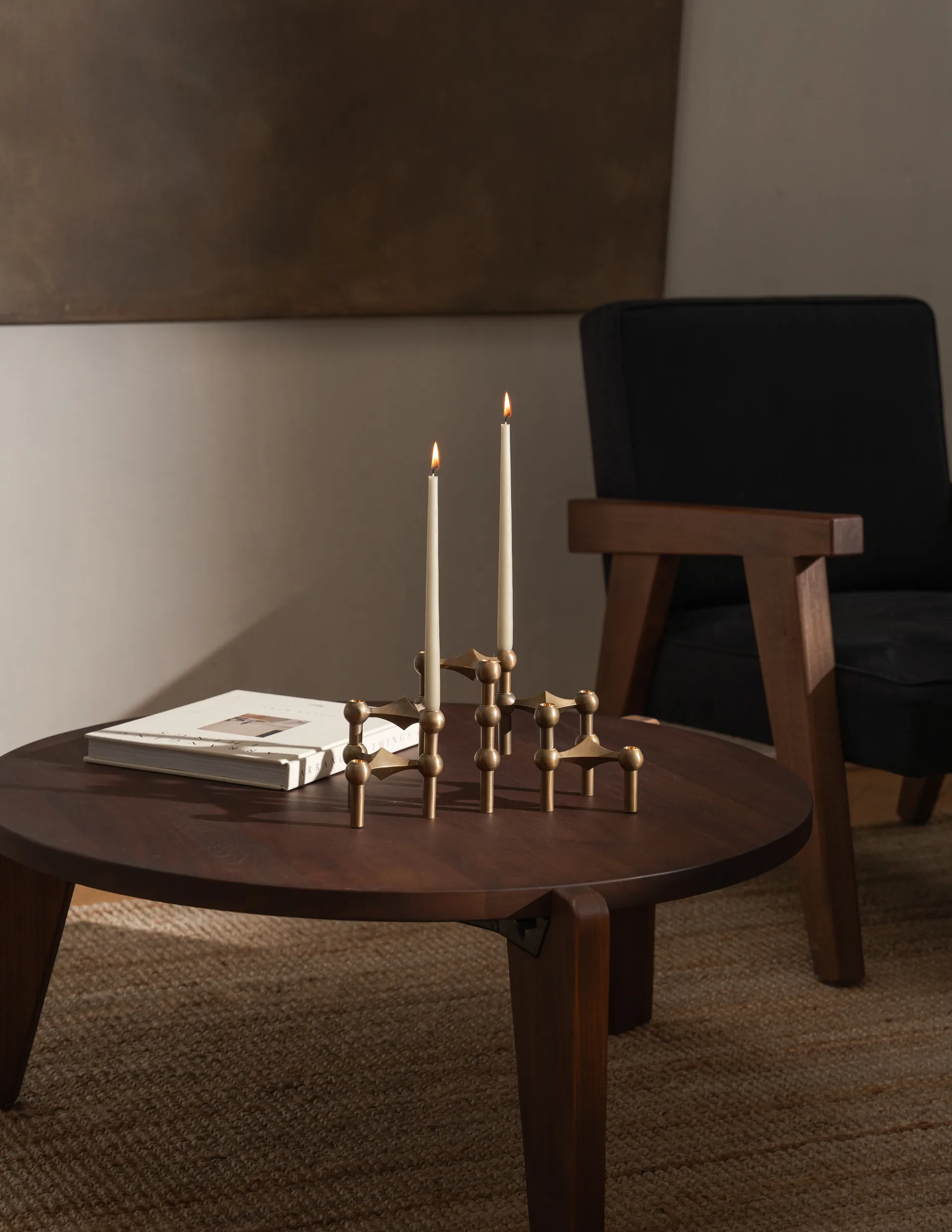 STOFF Nagel 锥形蜡烛 by ester & erik 六件套装, Off-白色 STOFF Nagel