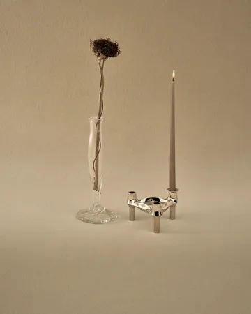 STOFF Nagel 锥形蜡烛 by ester & erik 六件套装 - Soft 褐色 - STOFF Nagel