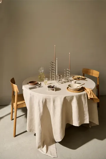 STOFF Nagel 锥形蜡烛 by ester & erik 六件套装 - Soft 褐色 - STOFF Nagel