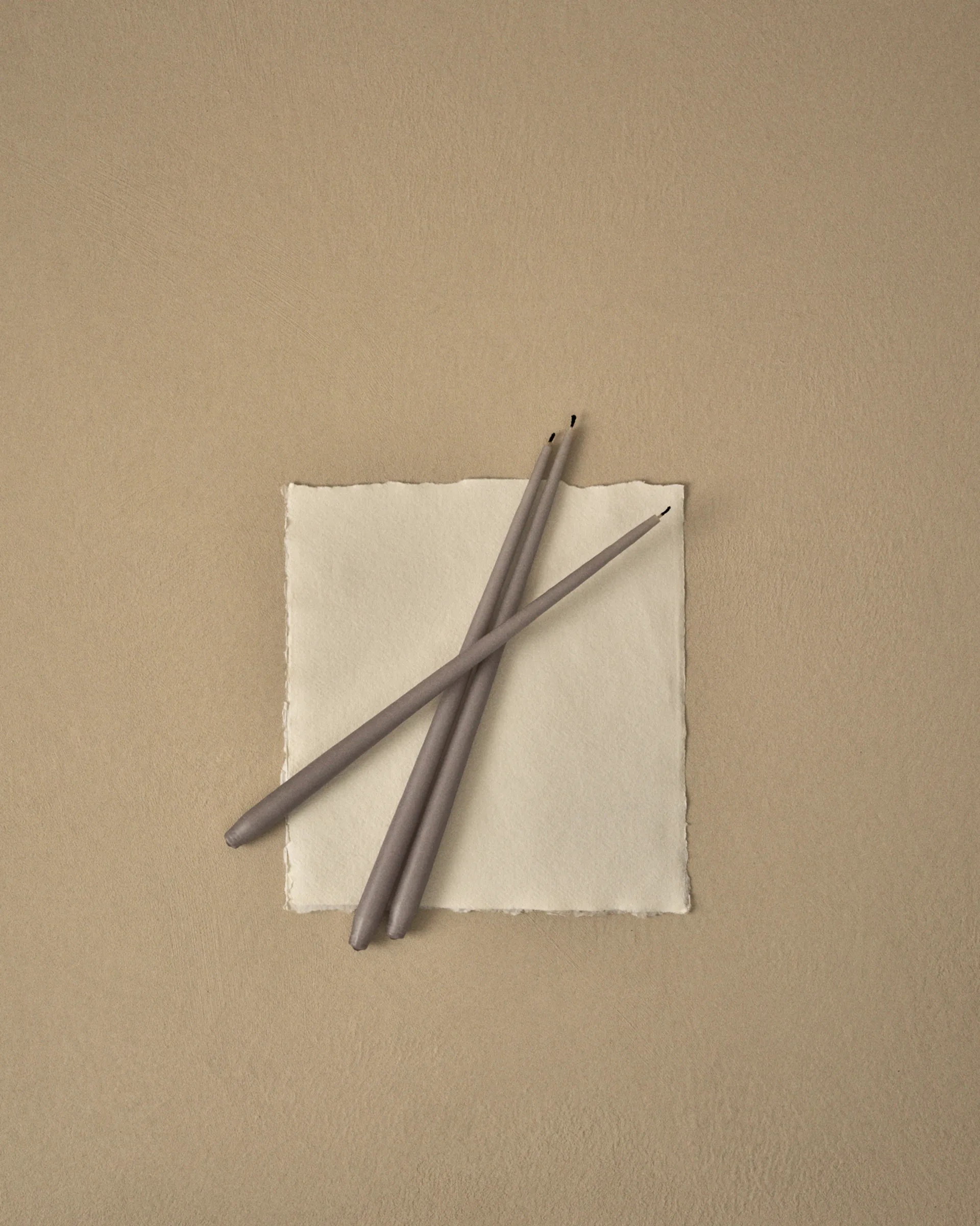 STOFF Nagel 锥形蜡烛 by ester & erik 六件套装, Warm 灰色 STOFF Nagel