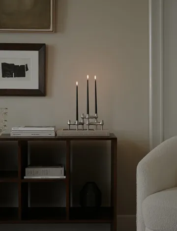 STOFF Nagel 锥形蜡烛 by ester & erik 六件套装 - 浓缩咖啡 - STOFF Nagel