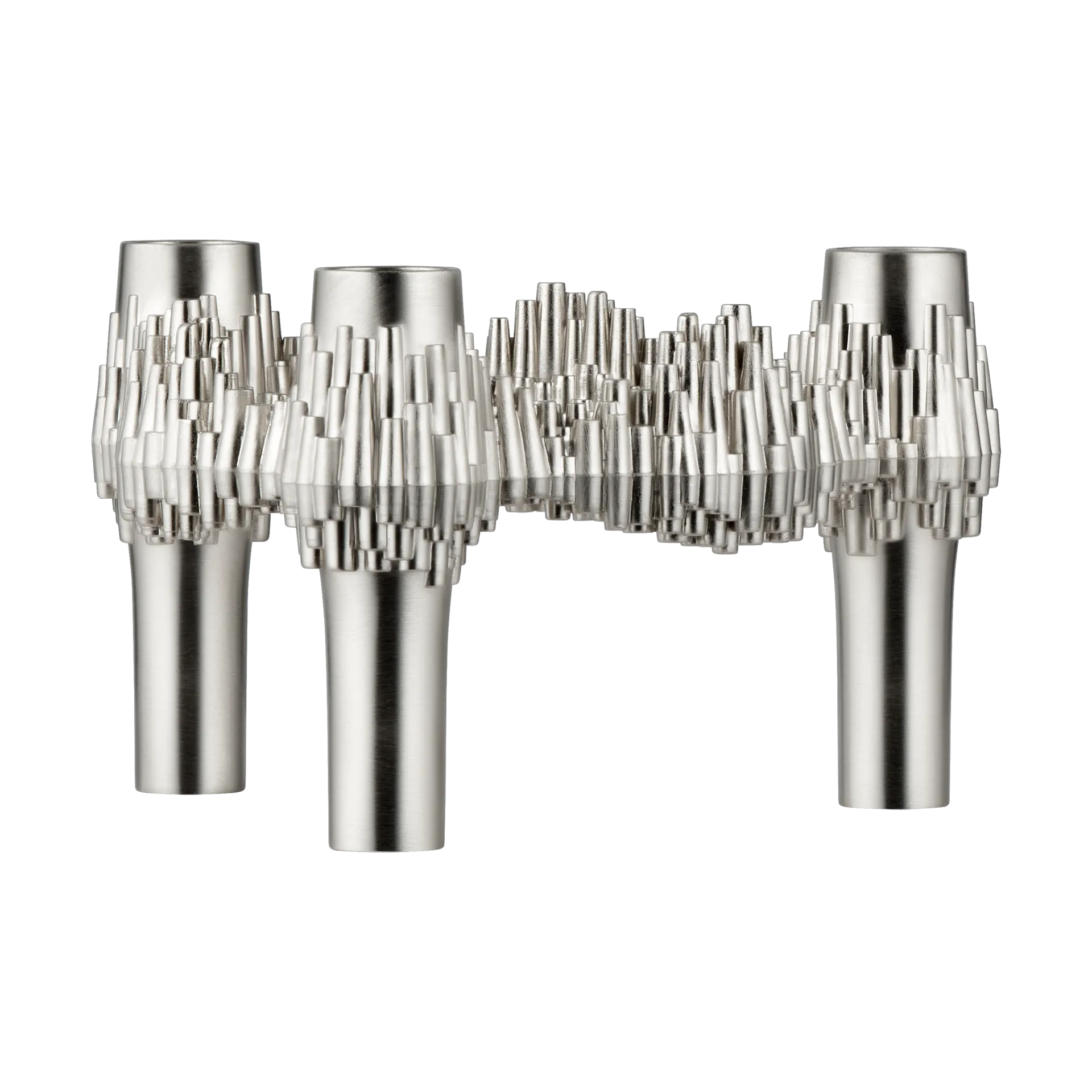STOFF Nagel Quist 烛台, Brushed 镀铬色 STOFF Nagel