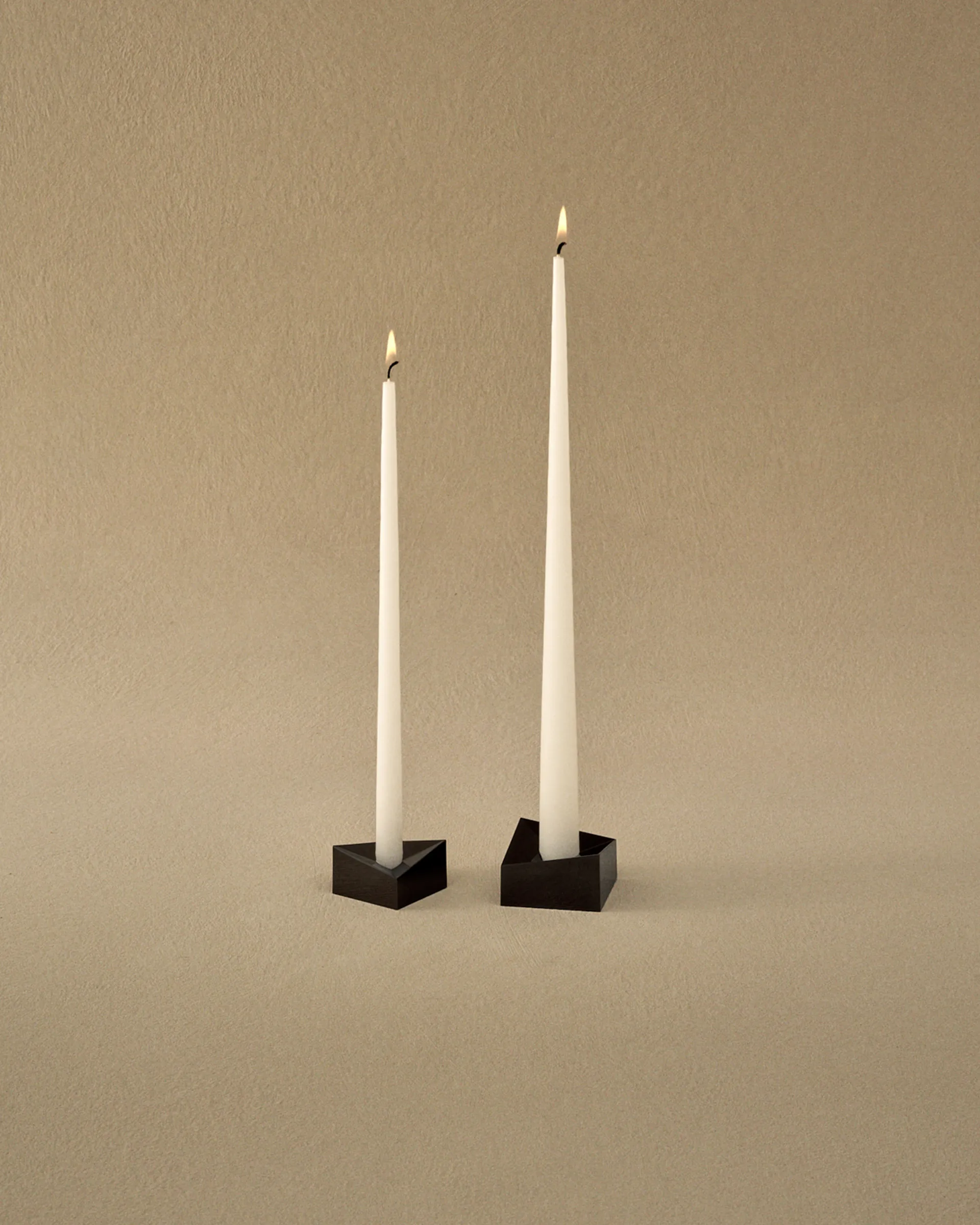 STOFF Nagel reflect 烛台 小号 2.7cm, 黑色铬色 STOFF Nagel