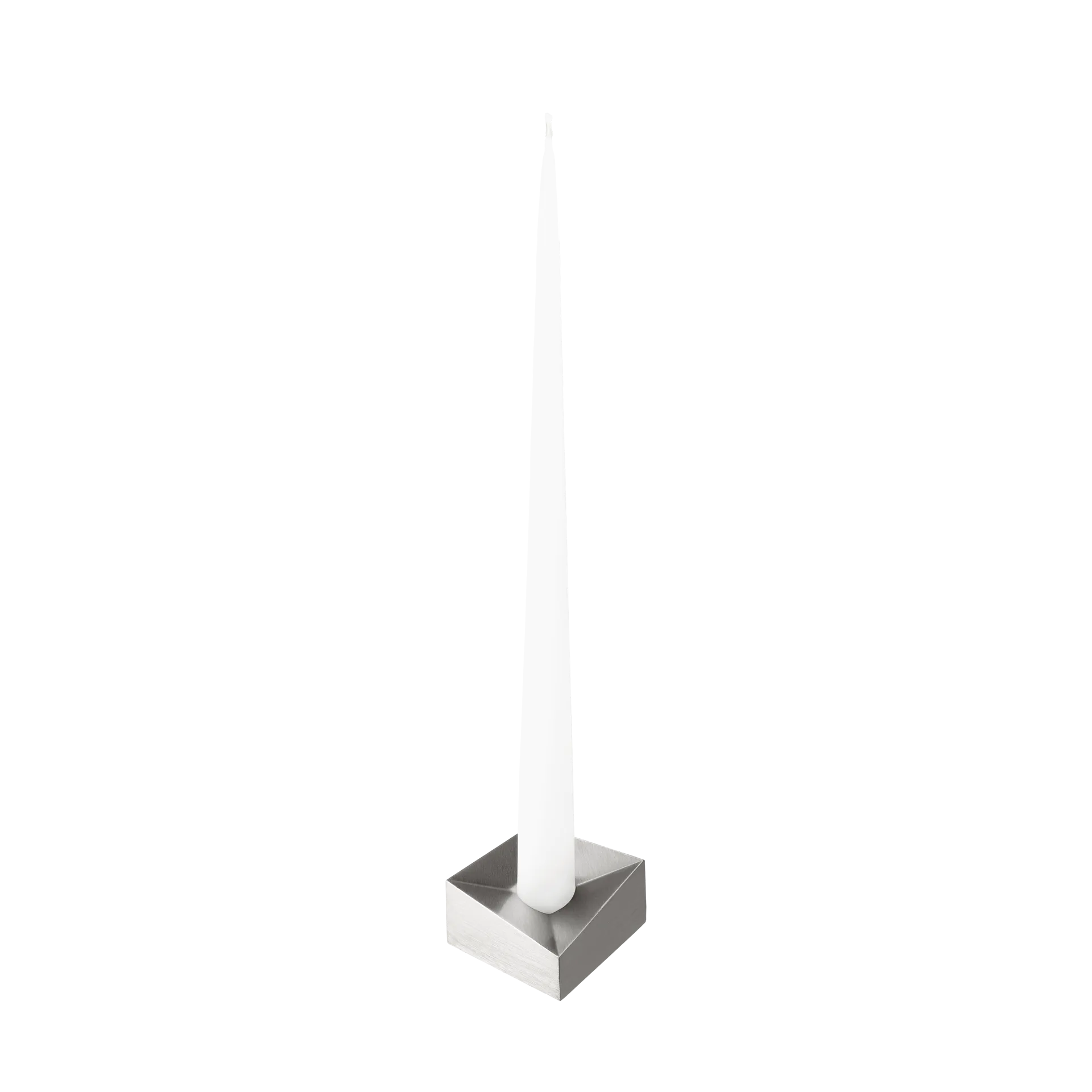 STOFF Nagel reflect 烛台 大 3.2 cm, Brushed 镀铬色 STOFF Nagel