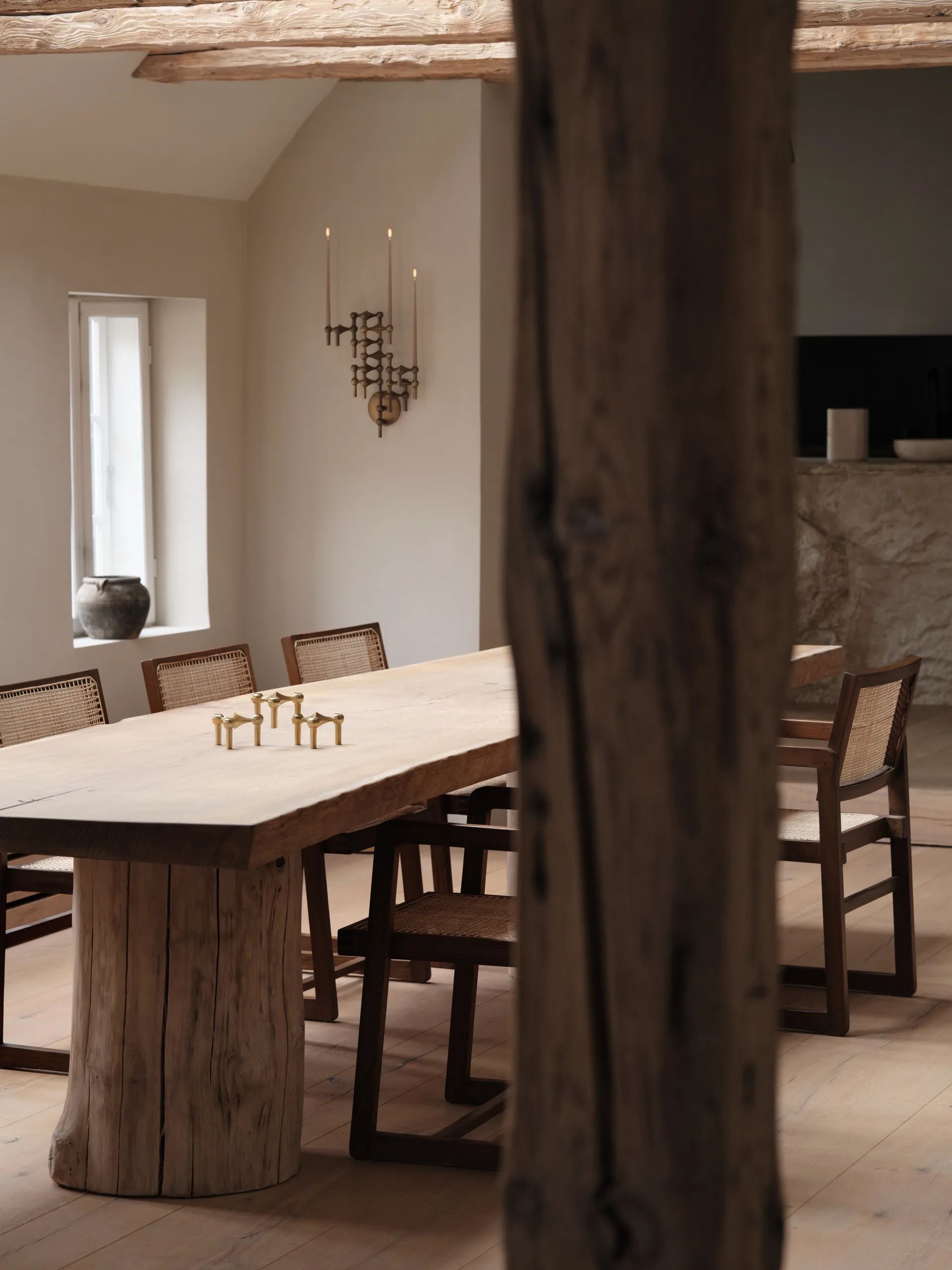 STOFF Nagel 烛台 wall, 青铜色 黄铜 STOFF Nagel