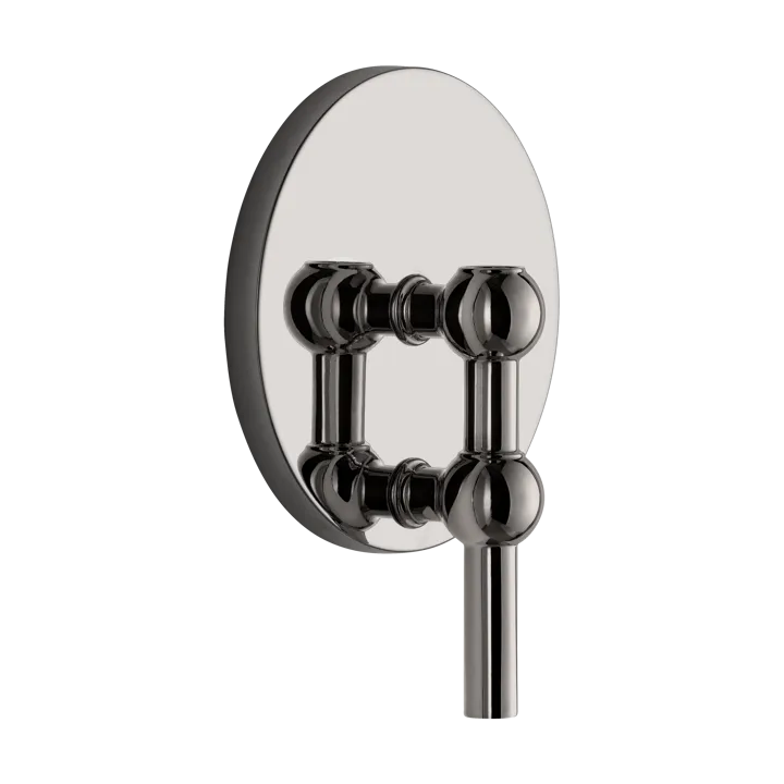 STOFF Nagel 烛台 wall - 黑色 镀铬色 - STOFF Nagel