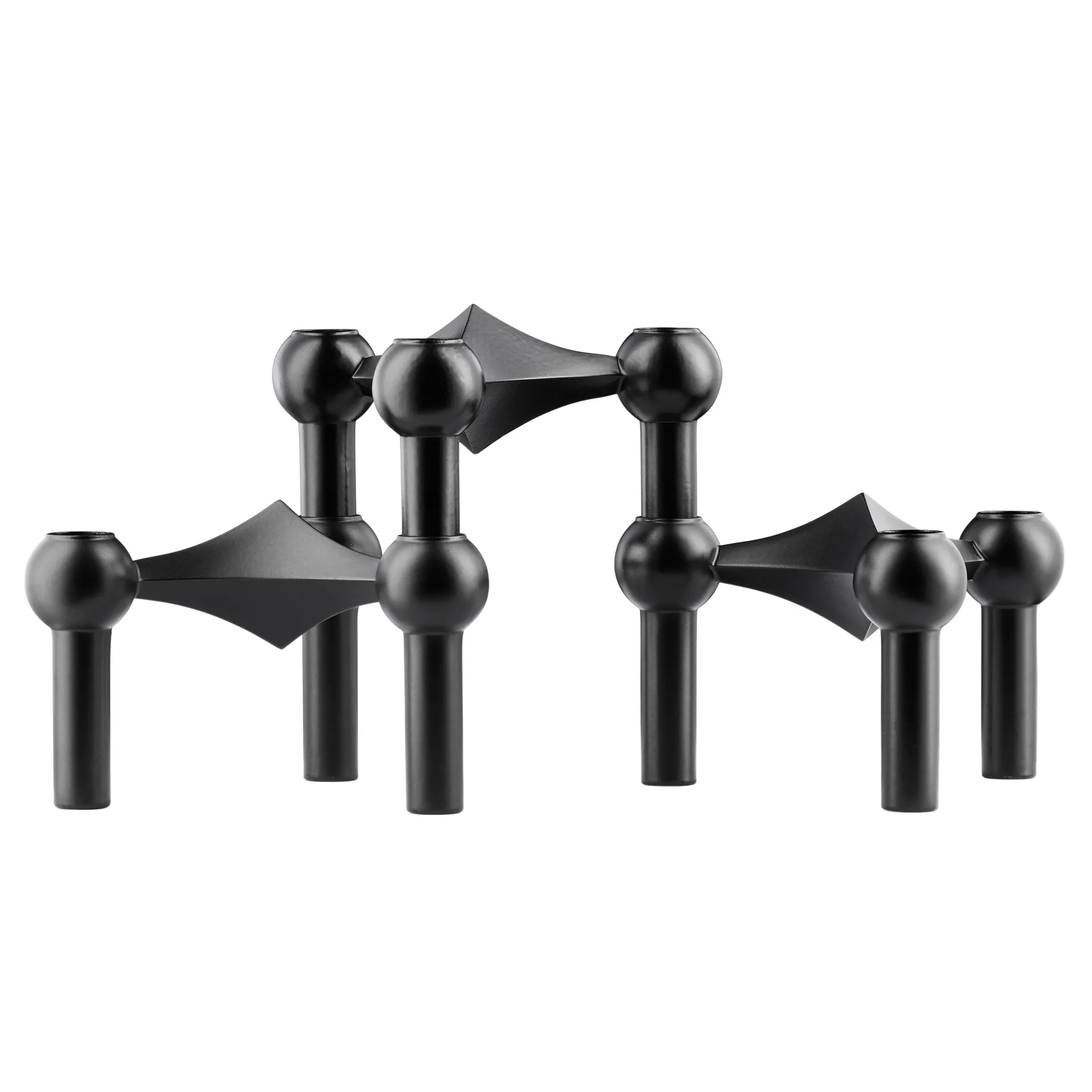 STOFF Nagel 烛台 三件套装, 黑色 STOFF Nagel