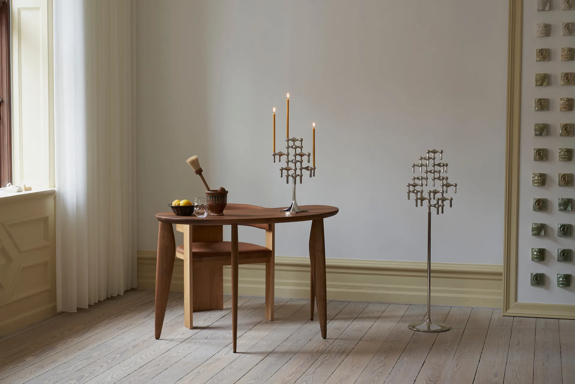 STOFF Nagel 专用 桌面支架底座, 镀铬色 STOFF Nagel