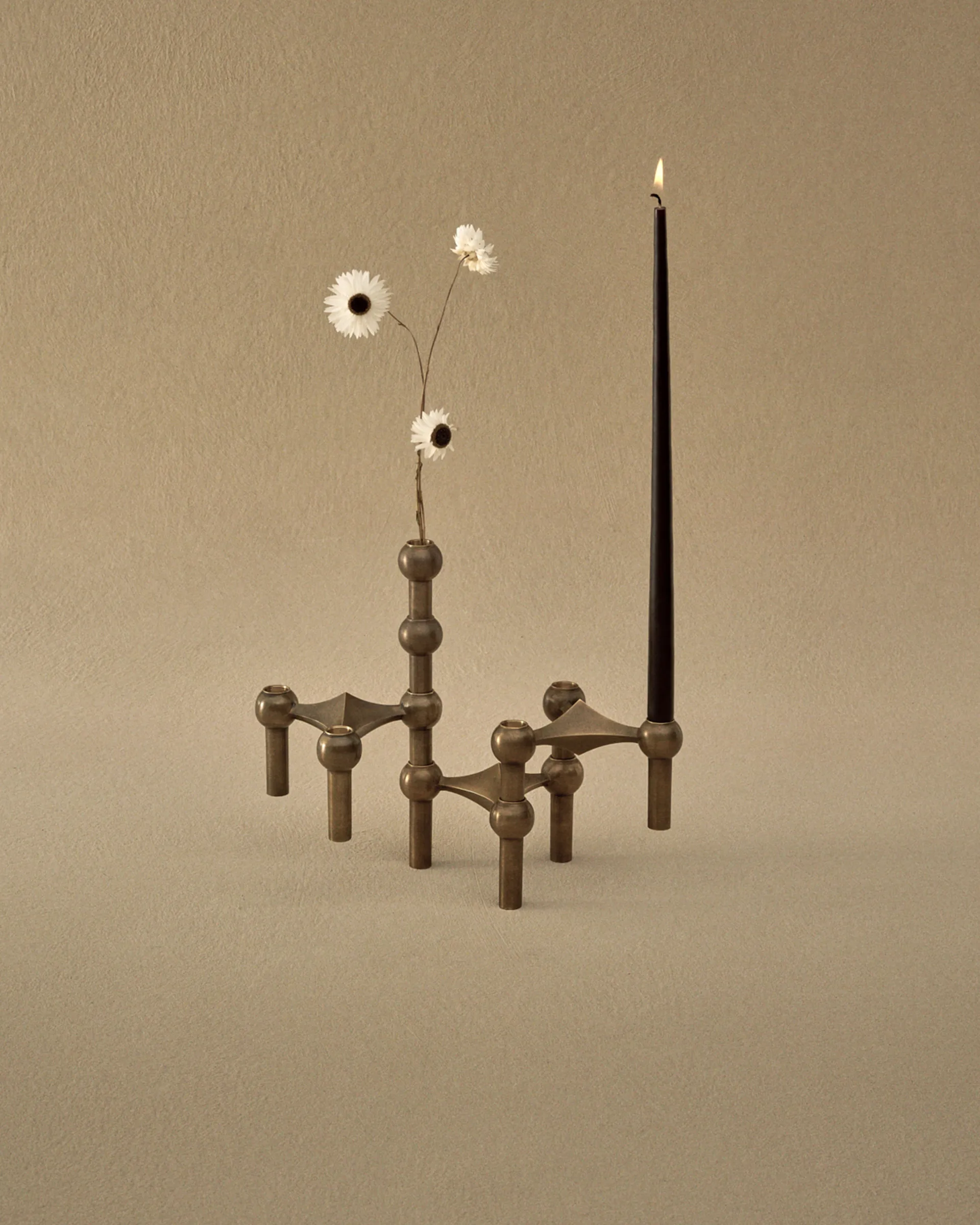 STOFF Nagel 花瓶, 青铜色 黄铜 STOFF Nagel