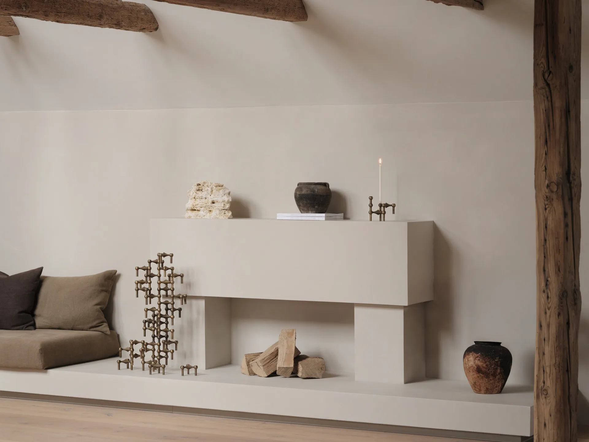 STOFF Nagel 花瓶, 青铜色 黄铜 STOFF Nagel