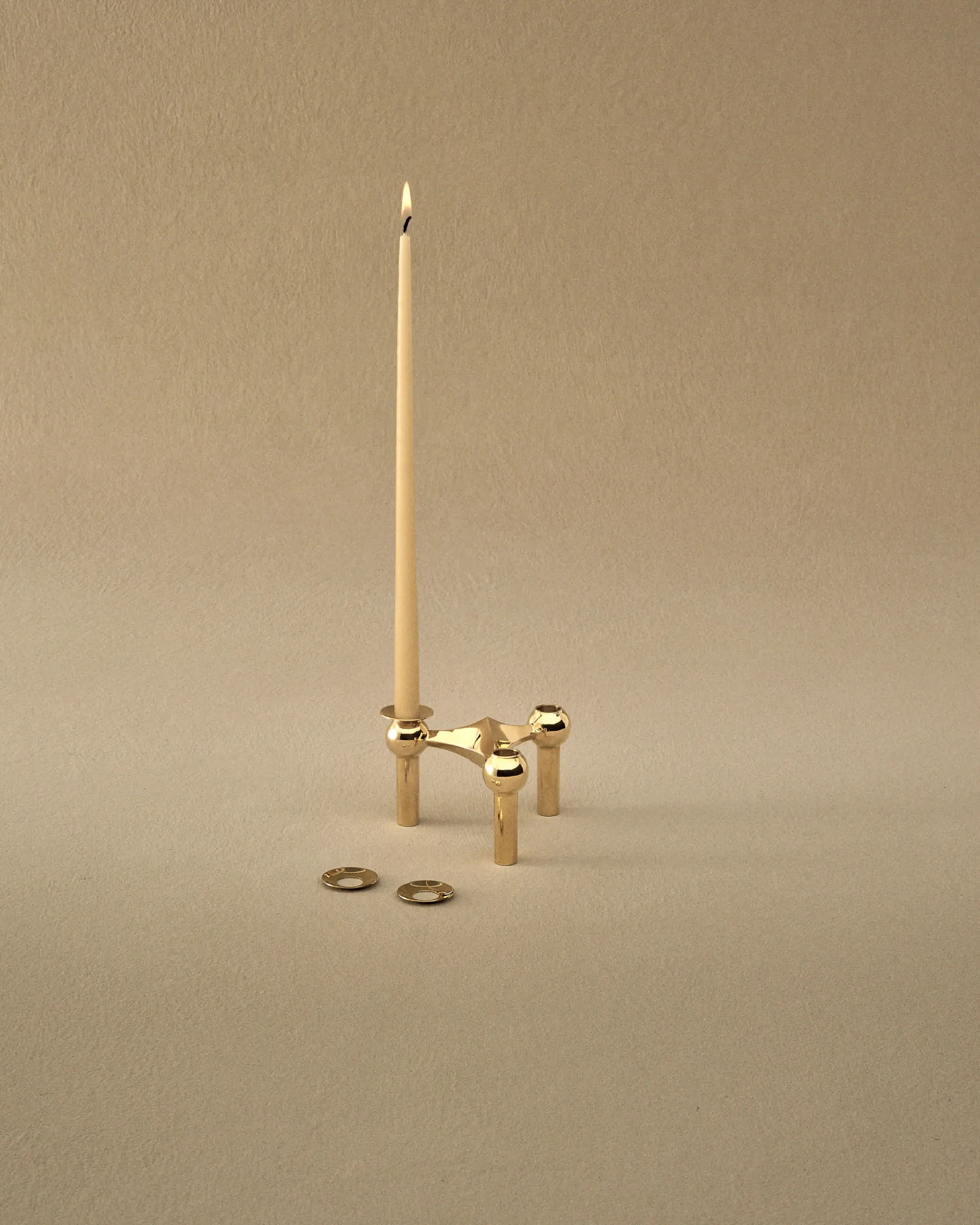 STOFF Nail light cuff 三件套装, Solid 黄铜 STOFF Nagel