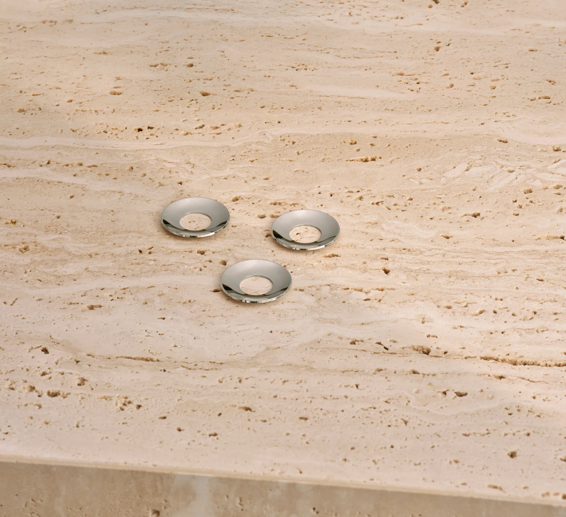 STOFF Nail light cuff 三件套装, 镀铬色 STOFF Nagel