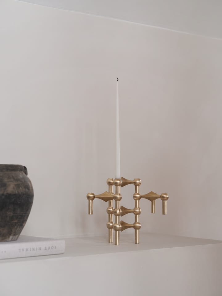 Nagel 烛台, 拉丝黄铜 STOFF