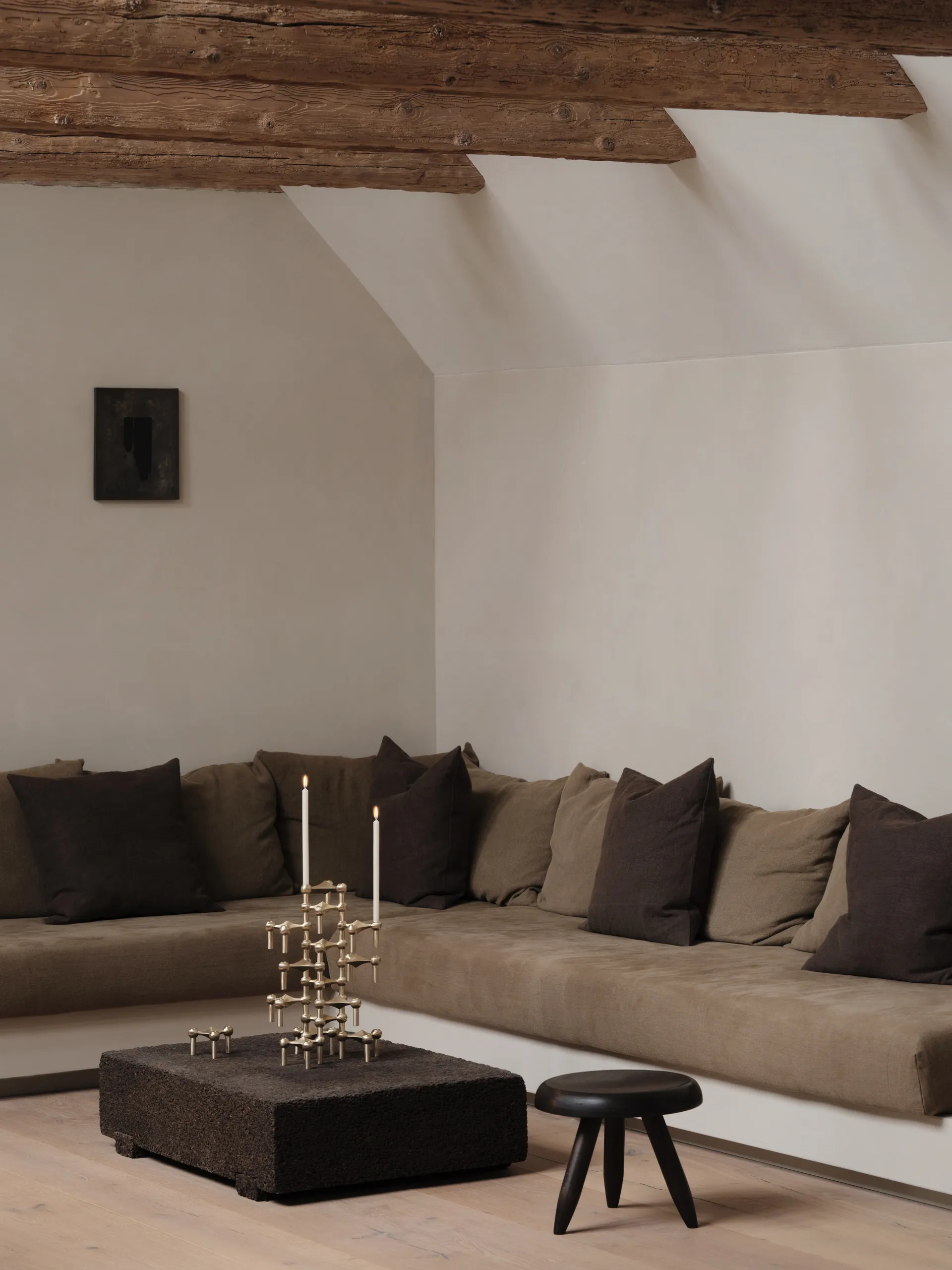 Nagel 烛台, 拉丝黄铜 STOFF