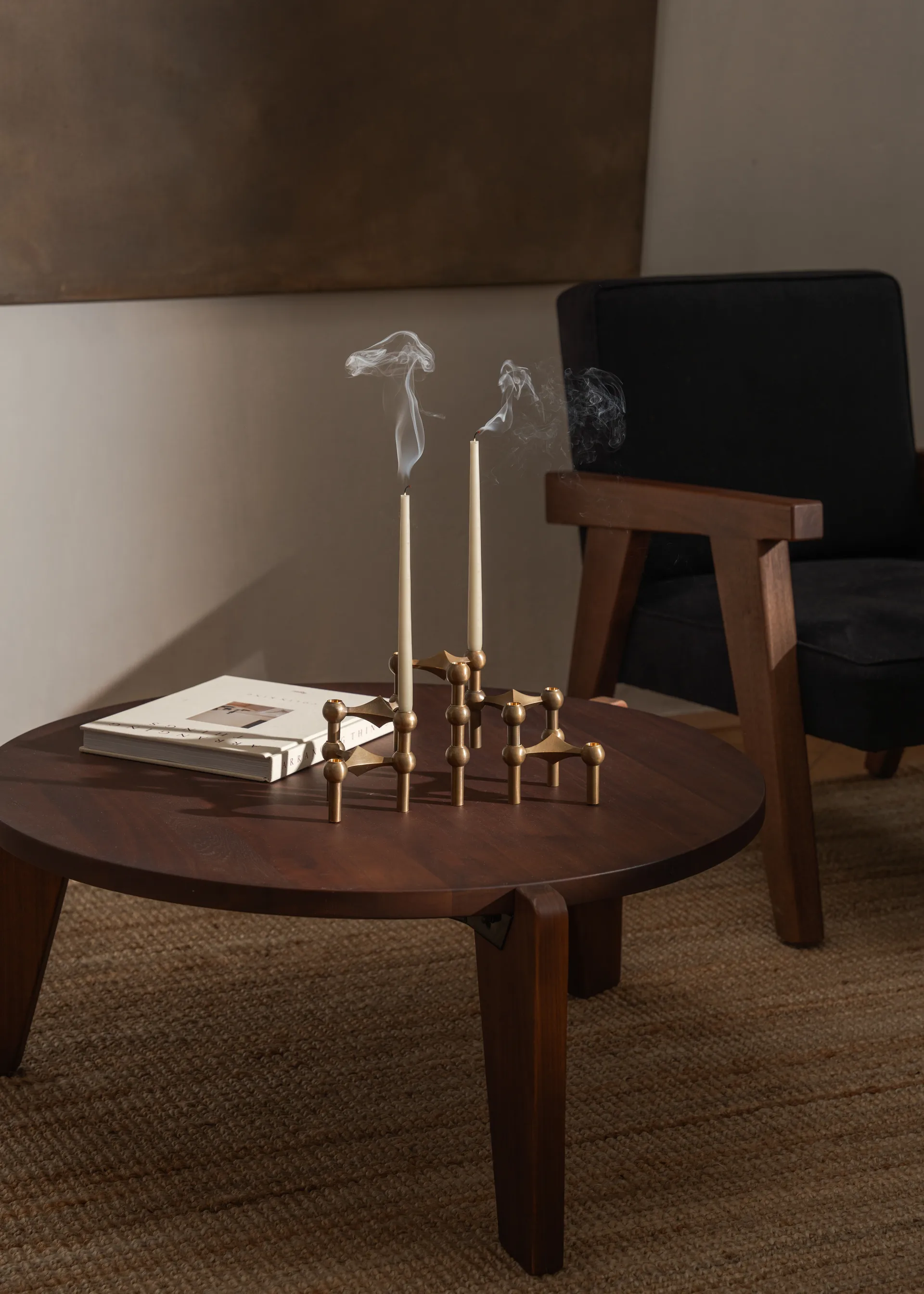 STOFF antique candles by ester & erik 大 四件套装, 米白色 STOFF