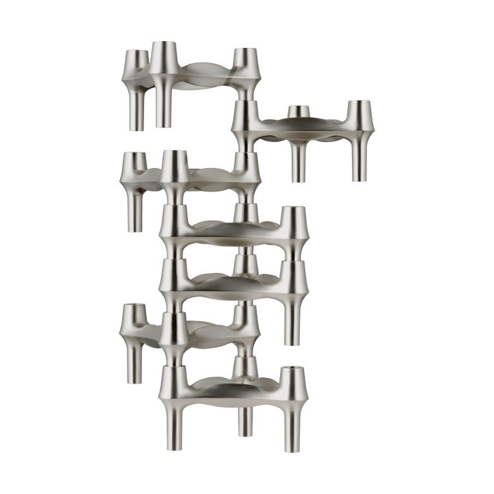STOFF BMF 烛台, Brushed 镀铬色 STOFF