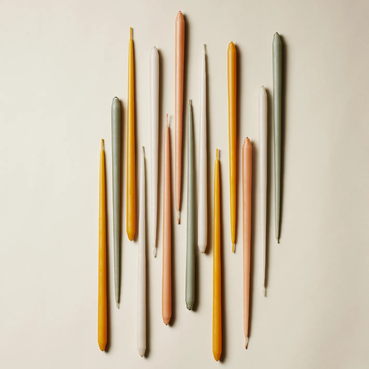 STOFF 锥形蜡烛 by ester & erik 六件套装, amber STOFF