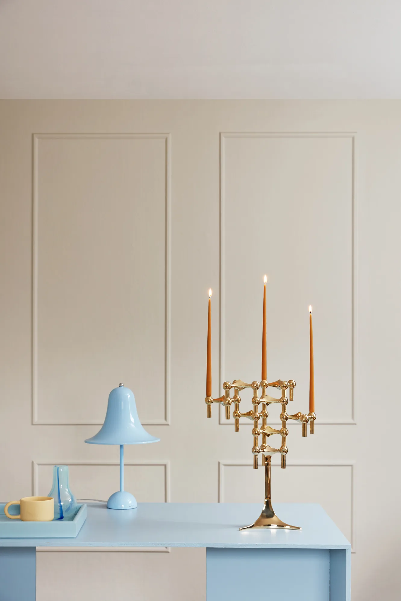 STOFF 锥形蜡烛 by ester & erik 六件套装, amber STOFF