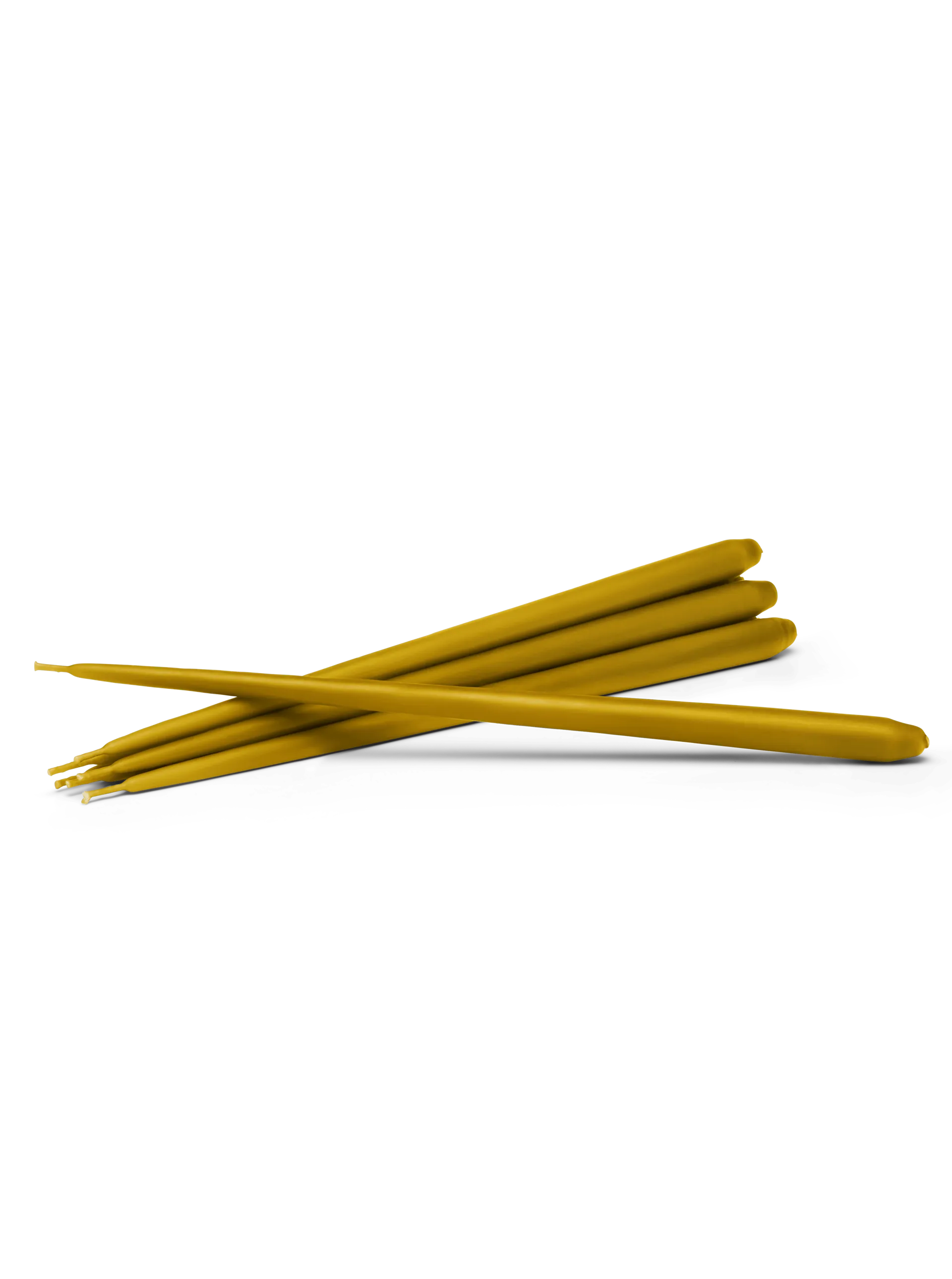 STOFF 锥形蜡烛 by ester & erik 六件套装, Mustard STOFF