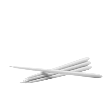 STOFF 锥形蜡烛 by ester & erik 六件套装 - 白色 - STOFF