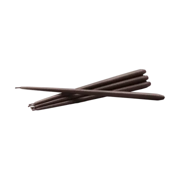 STOFF 锥形蜡烛 by ester & erik 六件套装 - 浓缩咖啡 - STOFF