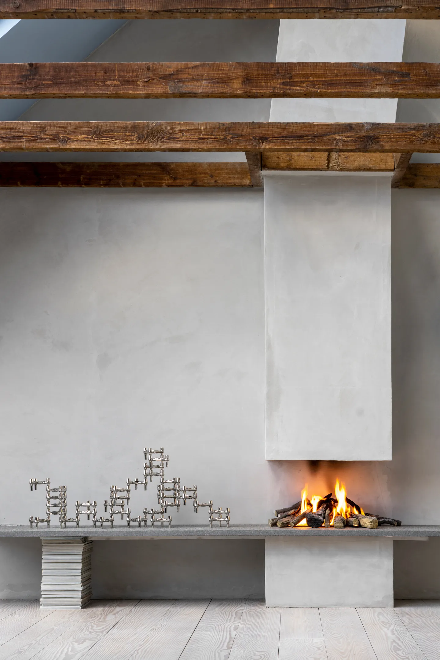 STOFF Nagel BMF 烛台  三件套装, Chrome STOFF