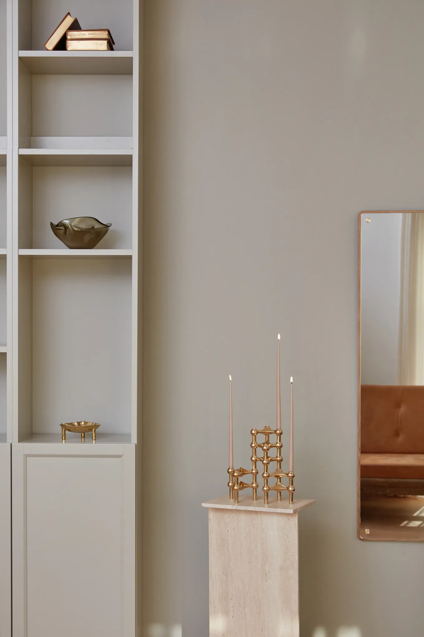 STOFF Nagel 烛台 三件套装, brass STOFF