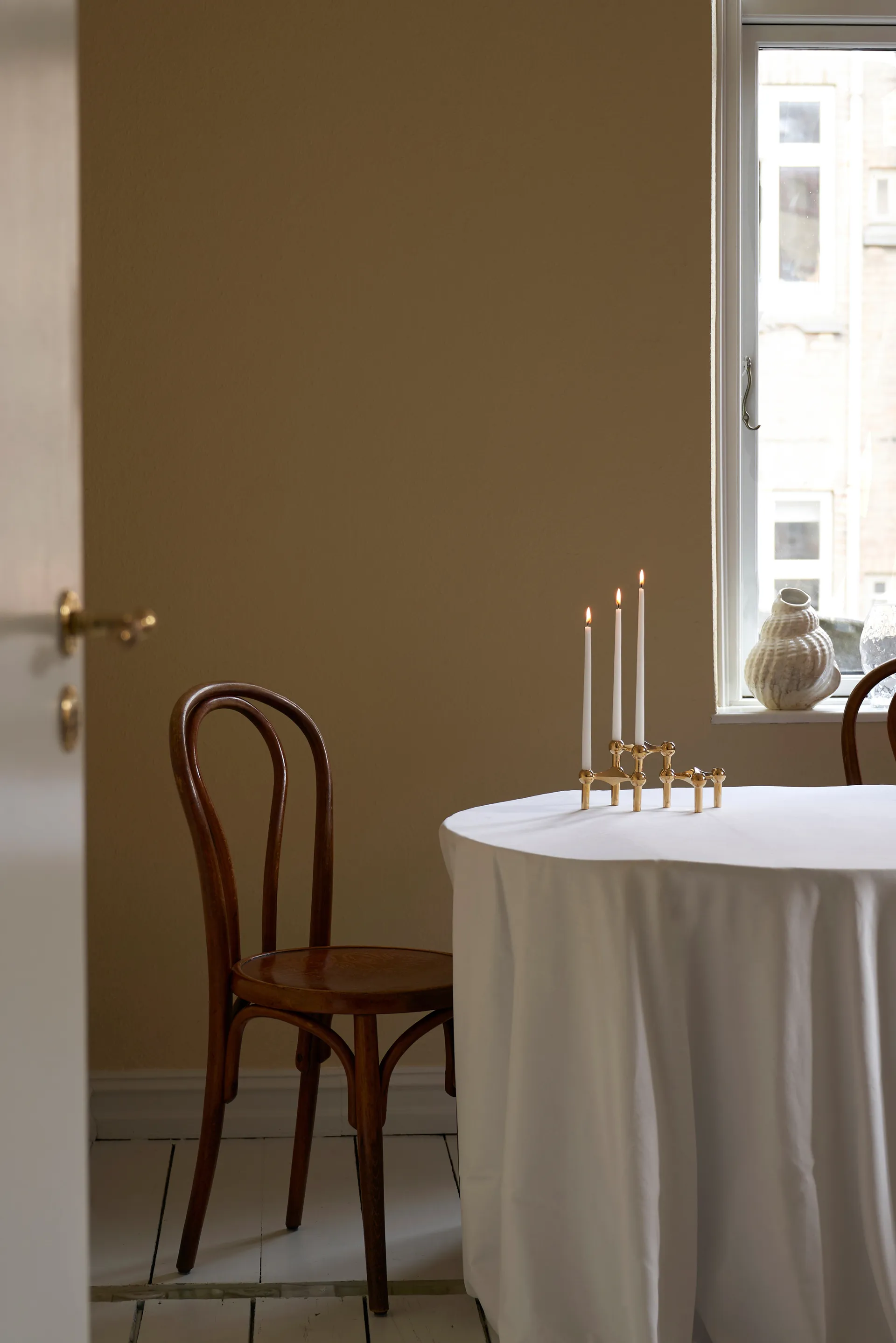 STOFF Nagel 烛台 三件套装, brass STOFF