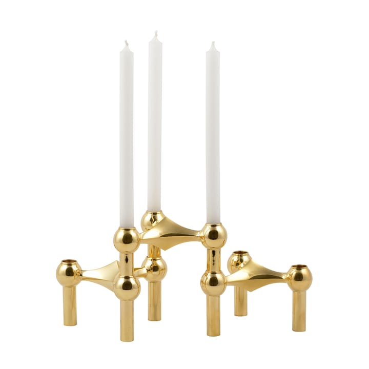 STOFF Nagel 烛台 三件套装, brass STOFF