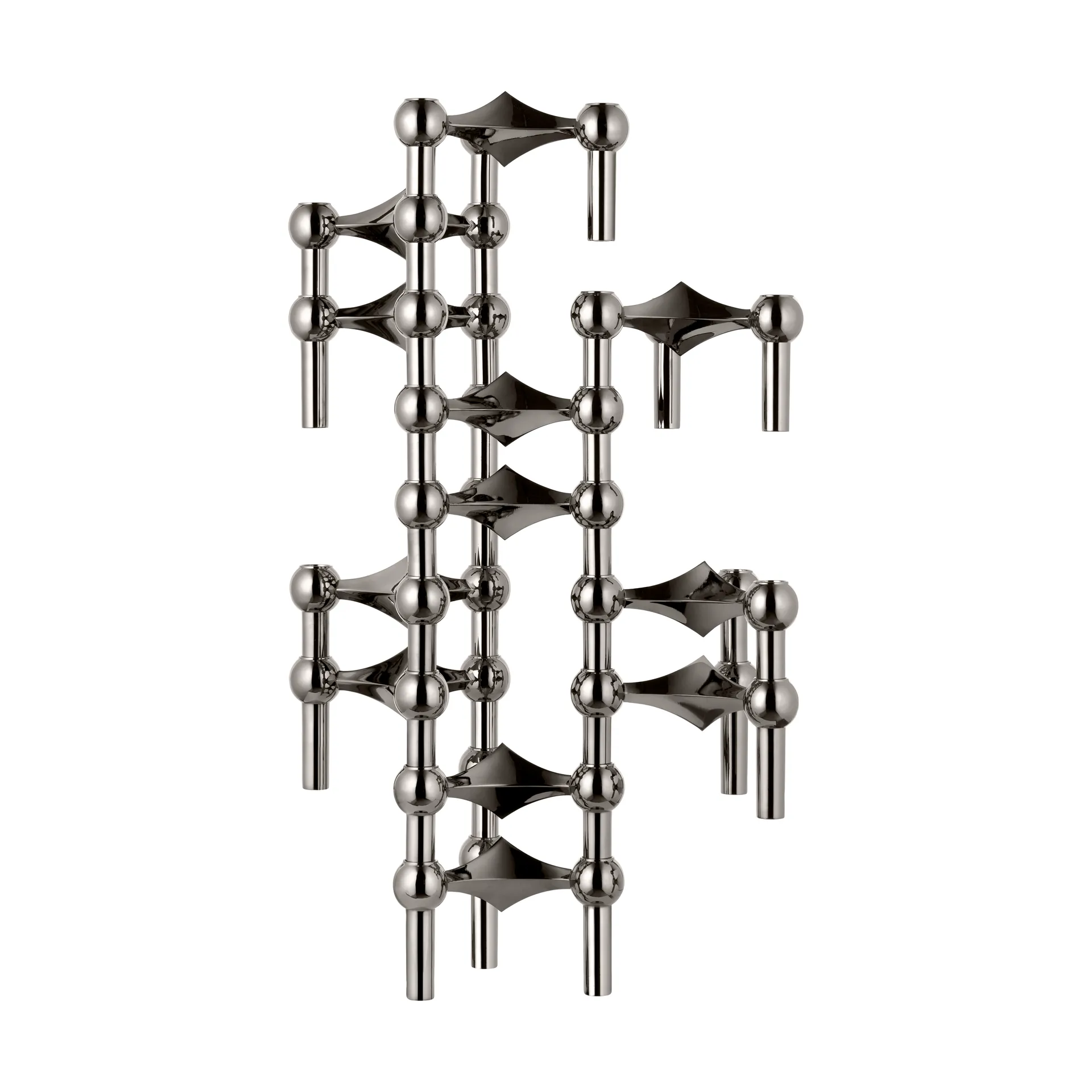 STOFF Nagel 烛台 三件套装, 黑色 chrome STOFF