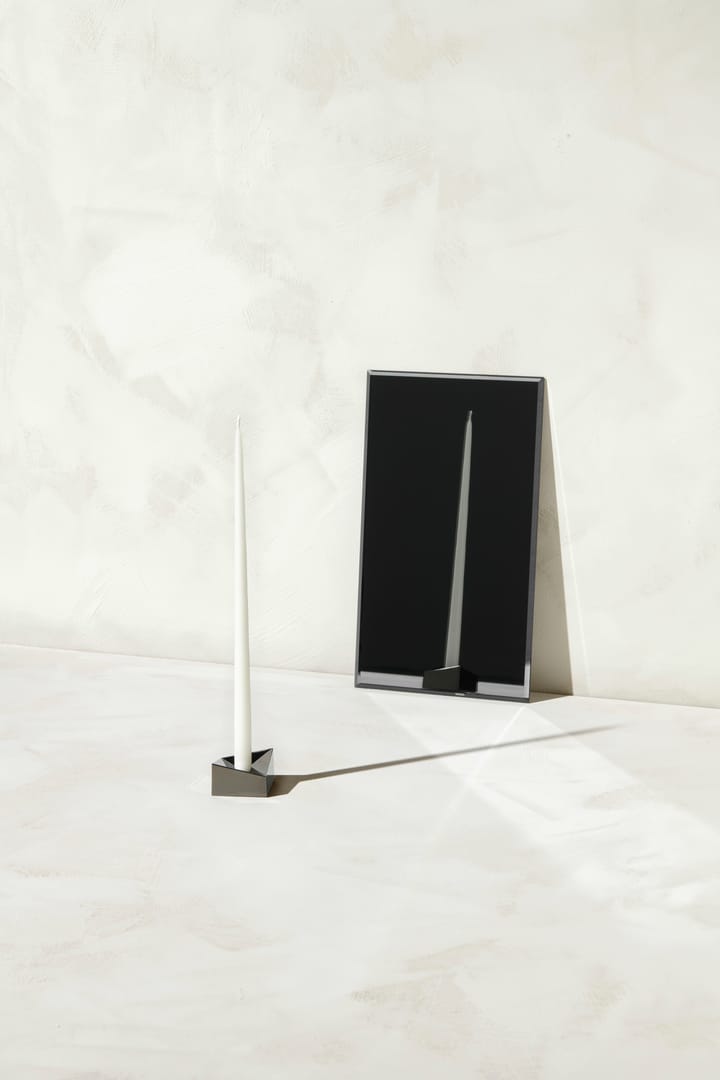 STOFF Nagel reflect 烛台 小 2.7 cm, 黑色 chrome STOFF