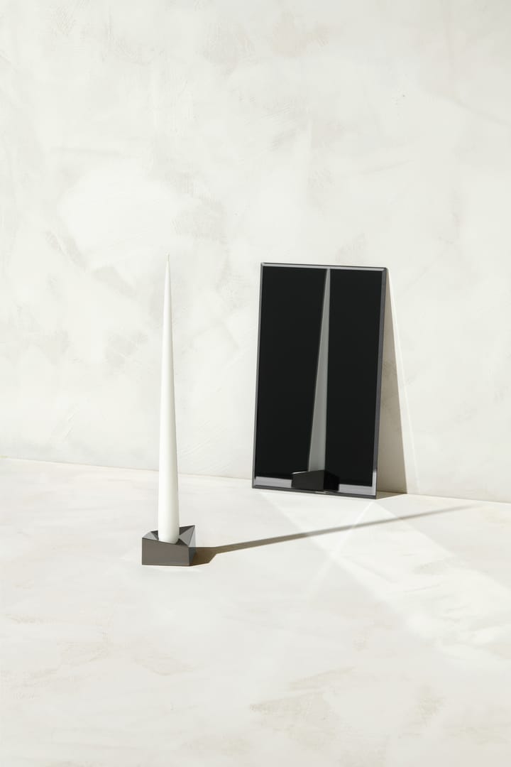 STOFF Nagel reflect 烛台 大 3.2 cm, 黑色 chrome STOFF
