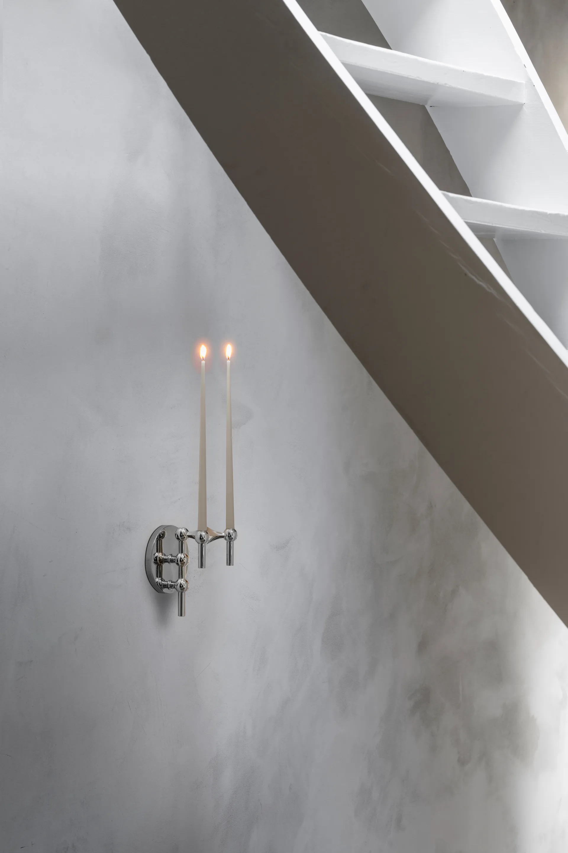 STOFF Nagel 烛台 wall, 镀铬色 STOFF